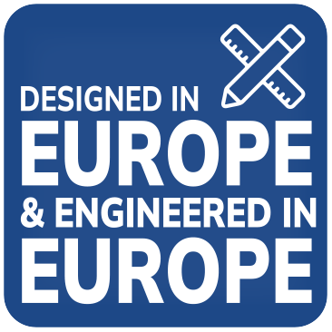 Designed europe engineered europe icon